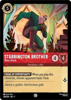 Stabbington Brother - With a Patch 128/204
