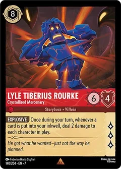 Lyle Tiberius Rourke - Crystallized Mercenary 140/204