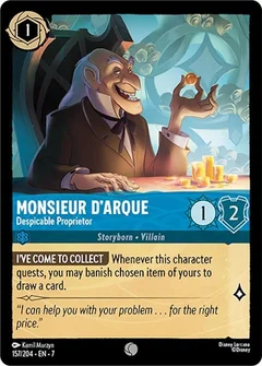 Monsieur D'Arque - Despicable Proprietor 157/204