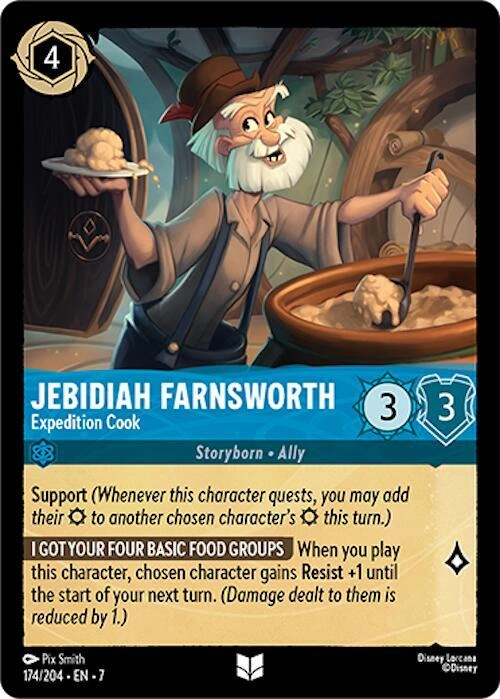 Jebidiah Farnsworth - Expedition Cook