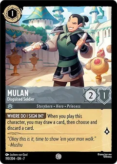 Mulan - Disguised Soldier 193/204