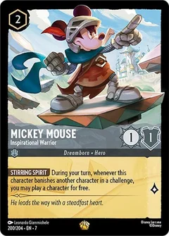 Mickey Mouse - Inspirational Warrior 200/204