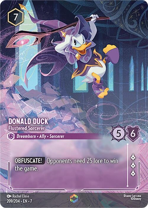 Donald Duck - Flustered Sorcerer (Enchanted) Holofoil