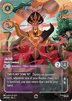 Jafar - Newly Crowned (Enchanted) Holofoil 210/204