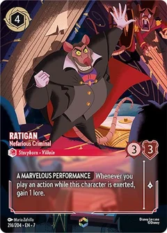 Ratigan - Nefarious Criminal (Enchanted) Holofoil 216/204