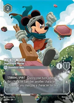 Mickey Mouse - Inspirational Warrior (Enchanted) Holofoil 221/204