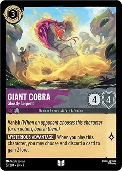 Giant Cobra - Ghostly Serpent 57/204