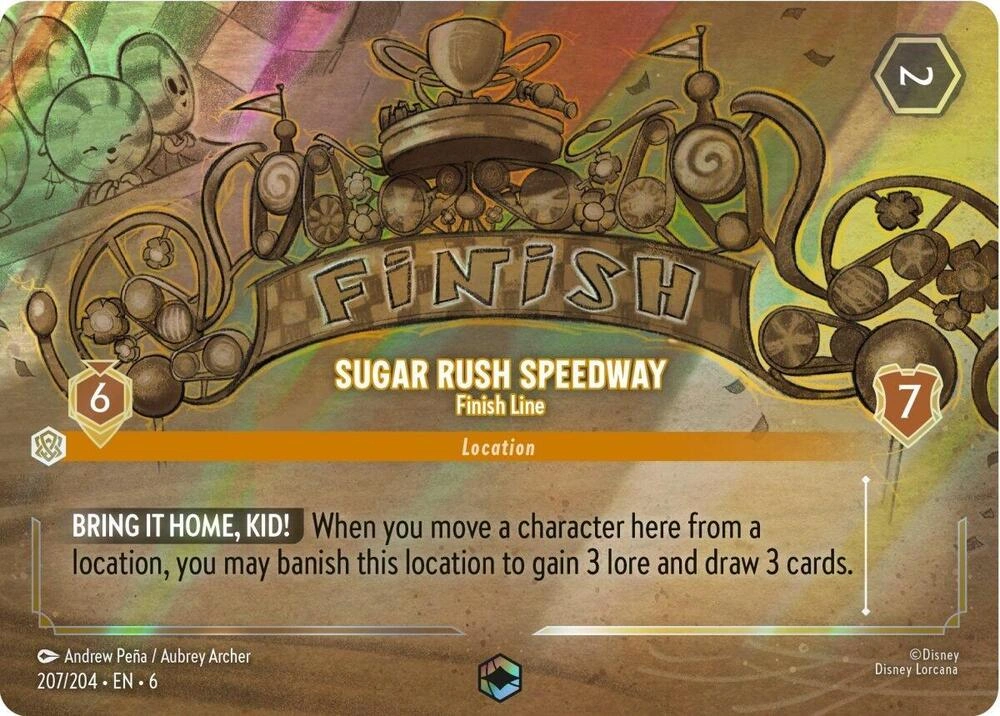 Sugar Rush Speedway - Finish Line (Enchanted) Holofoil