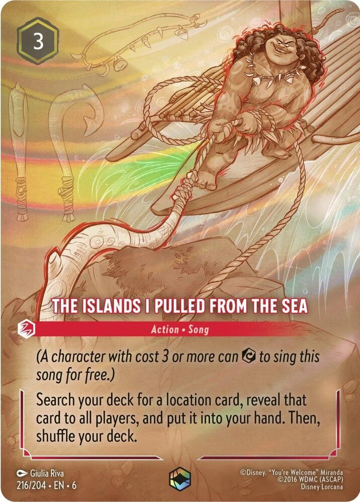 The Islands I Pulled From The Sea (Enchanted) Holofoil