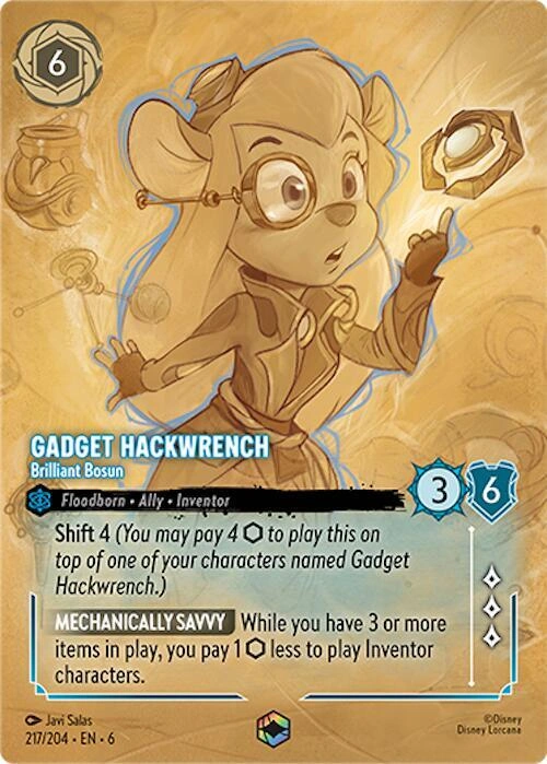 Gadget Hackwrench - Brilliant Bosun (Enchanted) Holofoil