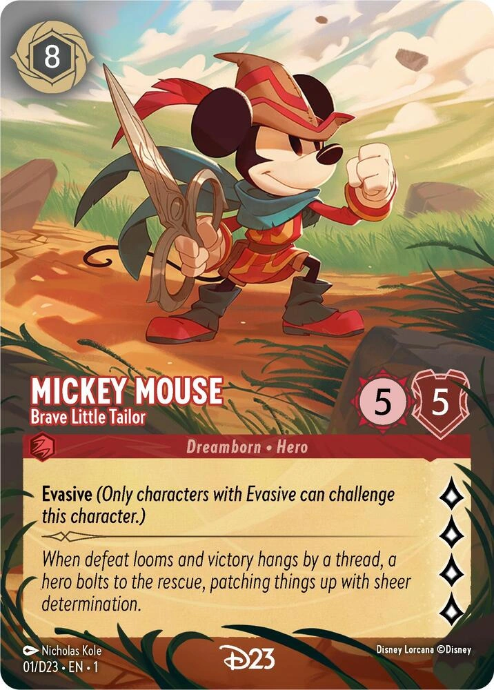 Mickey Mouse - Brave Little Tailor (Extended Art) Holofoil