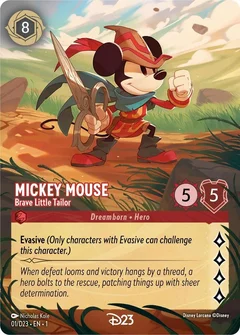 Mickey Mouse - Brave Little Tailor (Extended Art) Holofoil 1