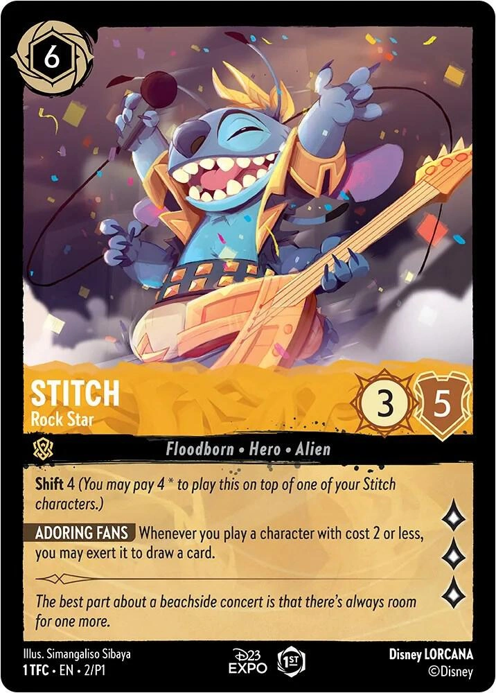 Stitch - Rock Star Holofoil