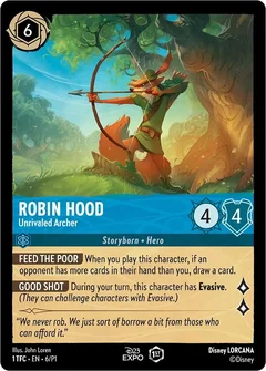 Robin Hood - Unrivaled Archer Holofoil 6