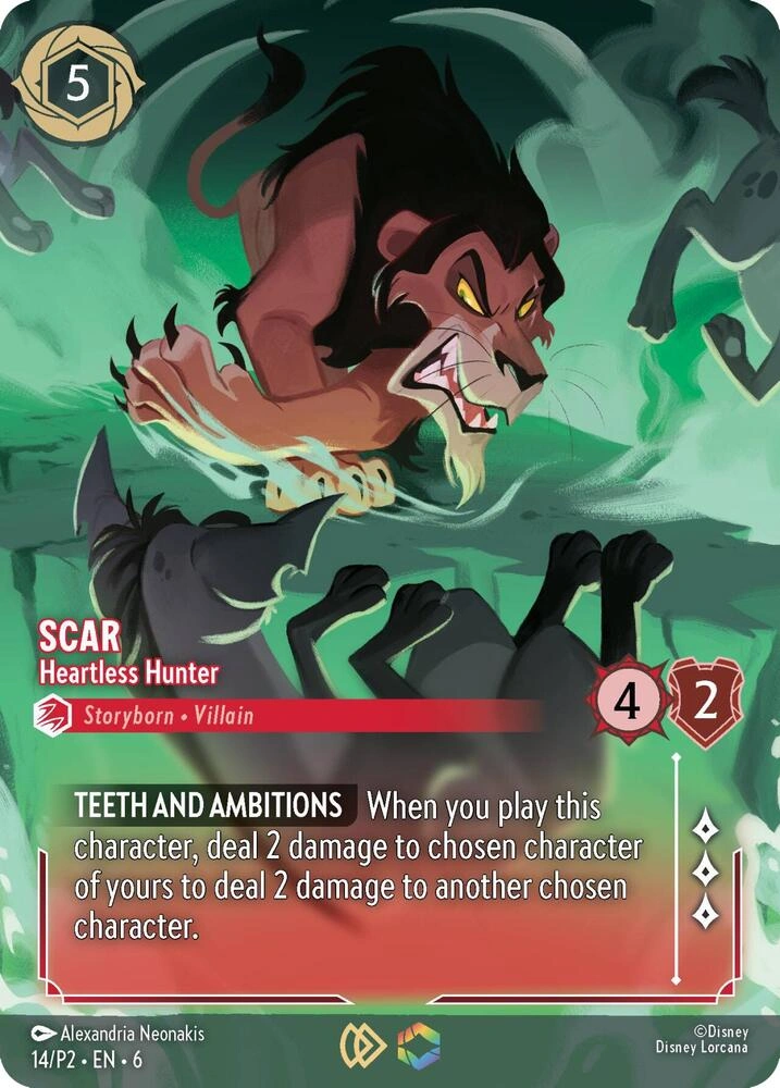 Scar - Heartless Hunter (Store Championship) Holofoil