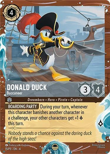 Donald Duck - Buccaneer (Disney Cruise Promo) Holofoil