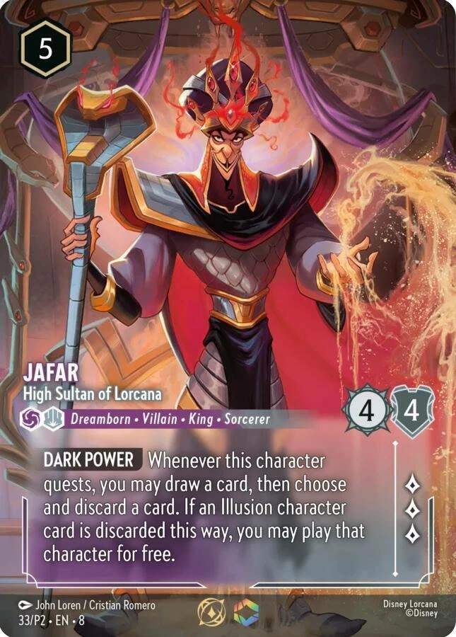 Jafar - High Sultan of Lorcana (Store Championship) Holofoil