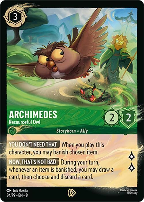 Archimedes - Resourceful Owl Holofoil