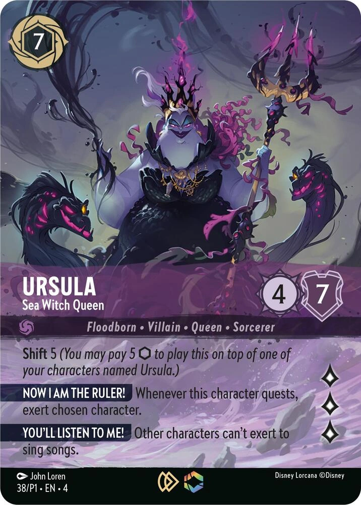Ursula - Sea Witch Queen (Store Championship) Holofoil