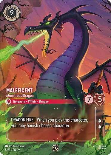 Maleficent - Monstrous Dragon (Store Championship) Holofoil