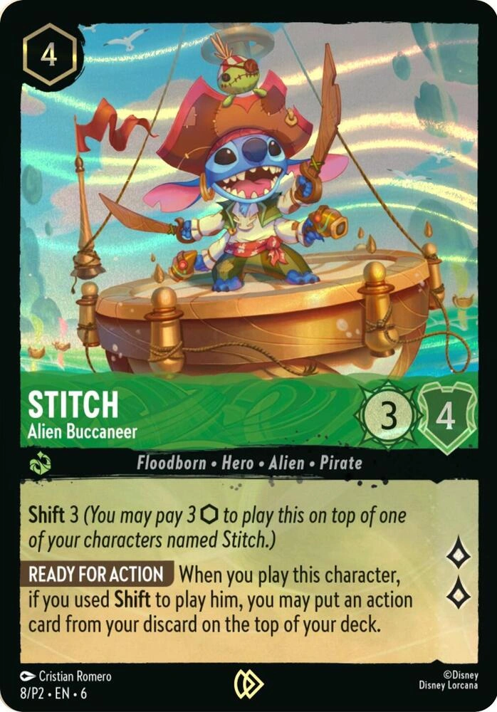 Stitch - Alien Buccaneer (Stitch Collector's Gift Set Promo) Holofoil