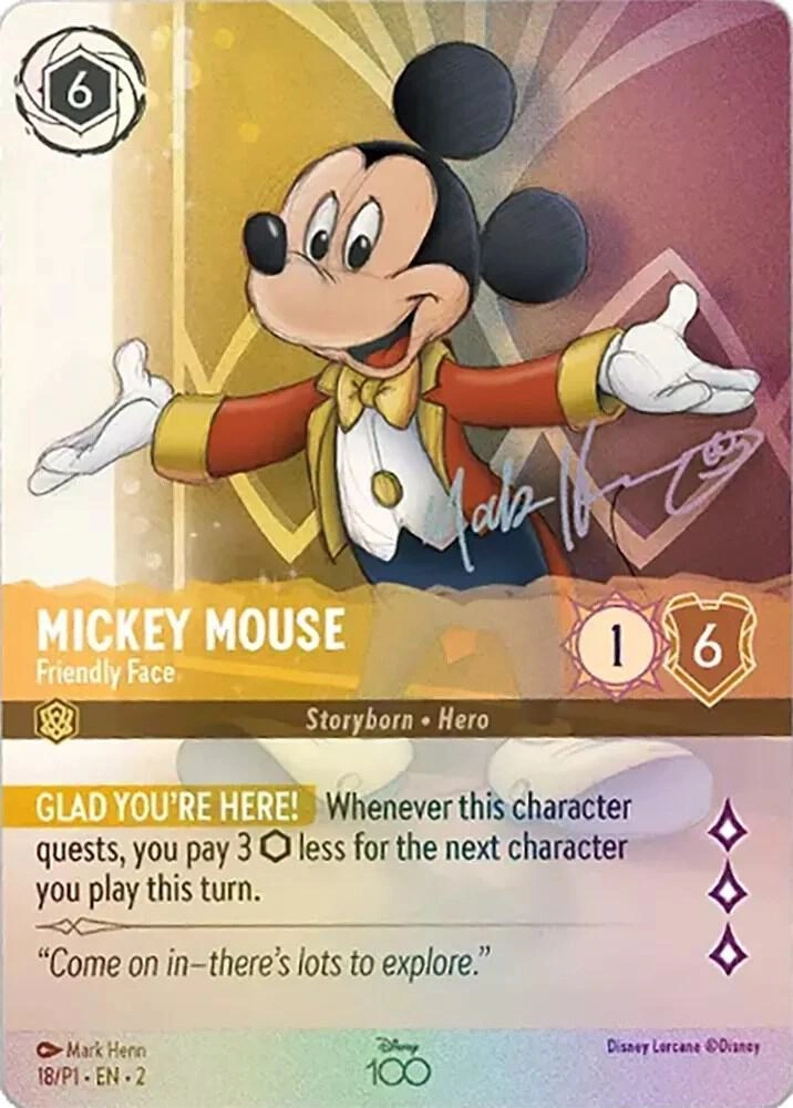 Mickey Mouse - Friendly Face (Alternate Art) Holofoil