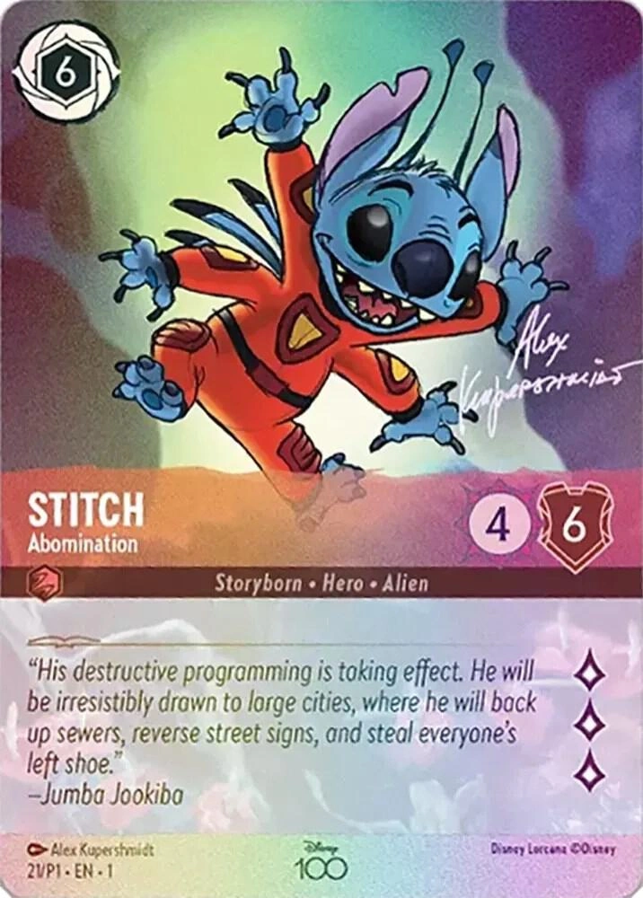 Stitch - Abomination (Alternate Art) Holofoil