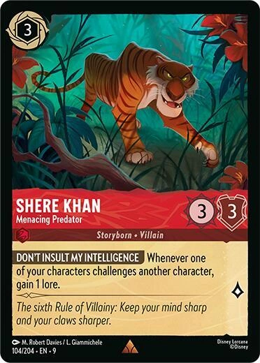Shere Khan - Menacing Predator