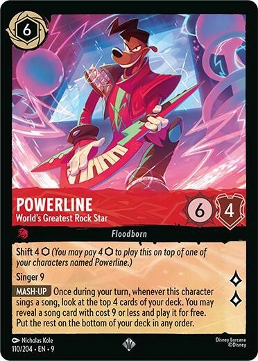 Powerline - World's Greatest Rock Star Holofoil