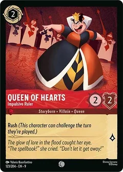 Queen of Hearts - Impulsive Ruler 123/204