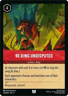 Be King Undisputed 133/204