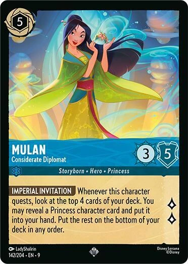 Mulan - Considerate Diplomat Holofoil