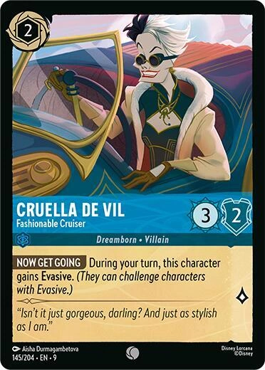 Cruella De Vil - Fashionable Cruiser