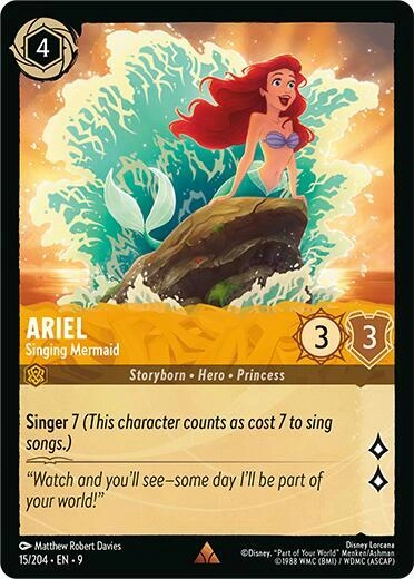 Ariel - Singing Mermaid Holofoil