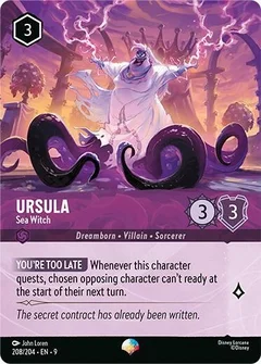 Ursula - Sea Witch (Epic) Holofoil 208/204