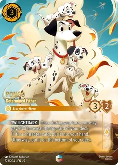Pongo - Determined Father (Enchanted) Holofoil 223/204