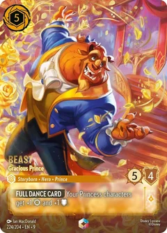 Beast - Gracious Prince (Enchanted) Holofoil 224/204
