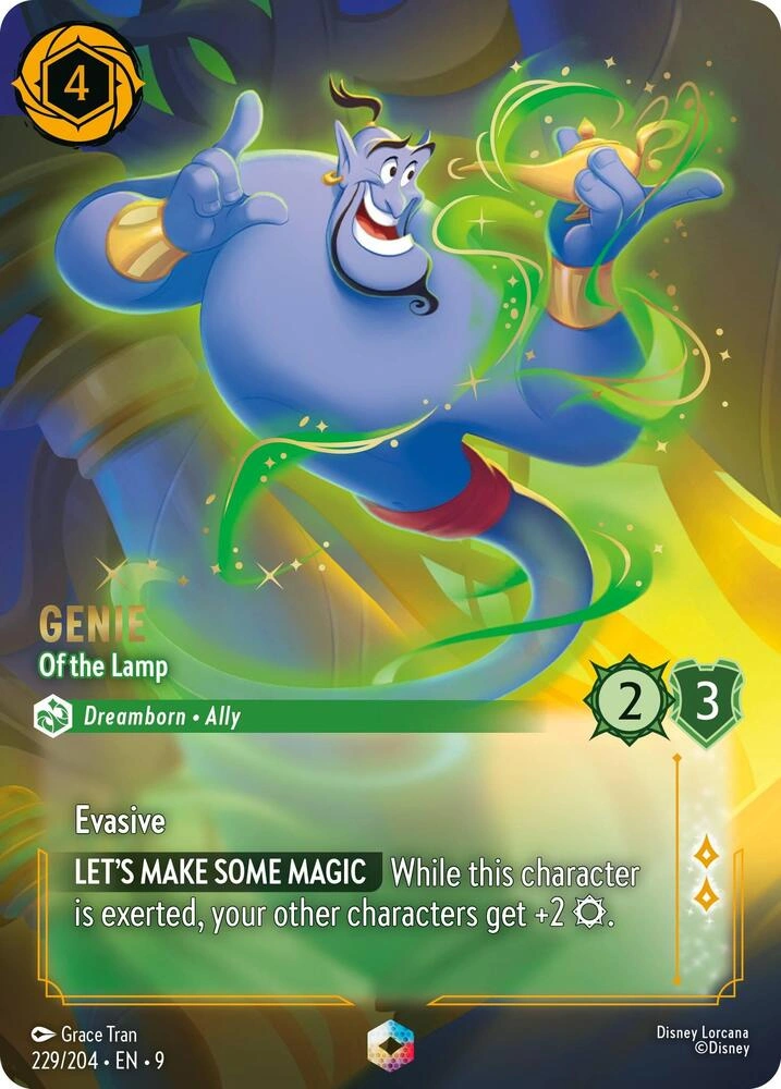 Genie - Of the Lamp (Enchanted) Holofoil