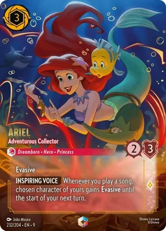 Ariel - Adventurous Collector (Enchanted) Holofoil 232/204
