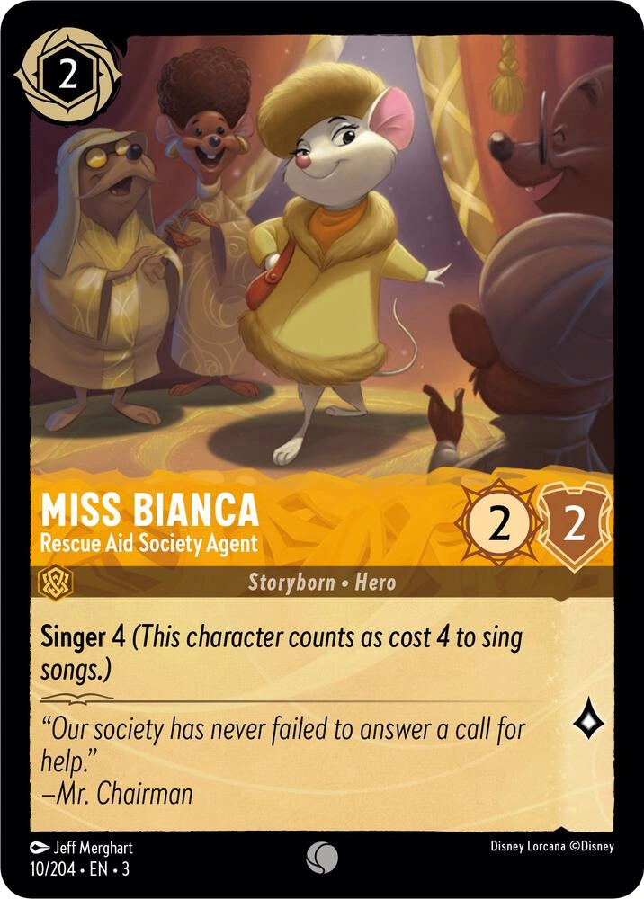 Miss Bianca - Rescue Aid Society Agent