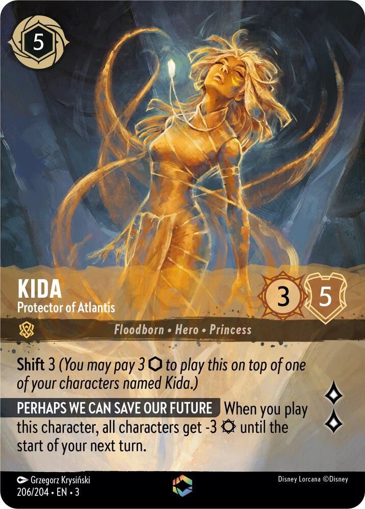 Kida - Protector of Atlantis (Enchanted) Holofoil