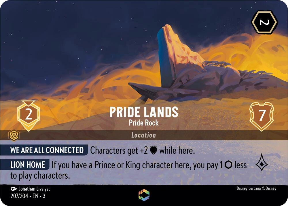 Pride Lands - Pride Rock (Enchanted) Holofoil
