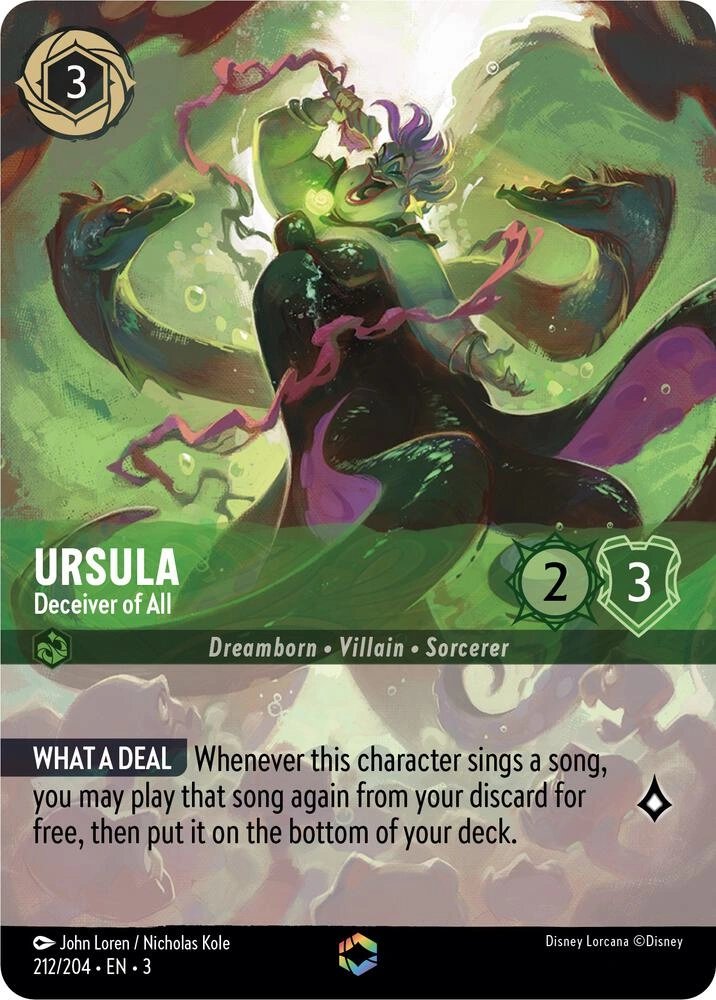 Ursula - Deceiver of All (Enchanted) Holofoil
