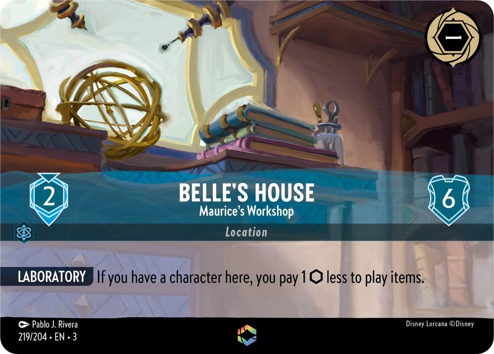 Belle's House - Maurice's Workshop (Enchanted) Holofoil