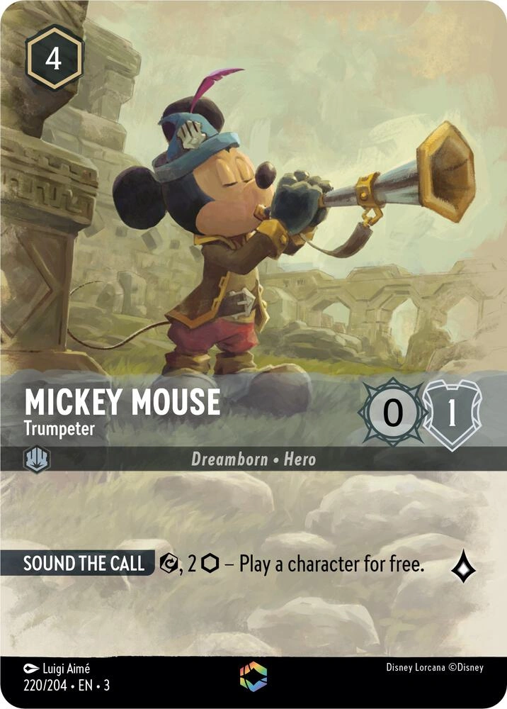 Mickey Mouse - Trumpeter (Enchanted) Holofoil