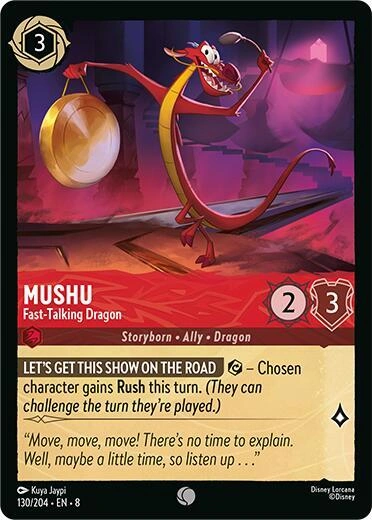 Mushu - Fast-Talking Dragon