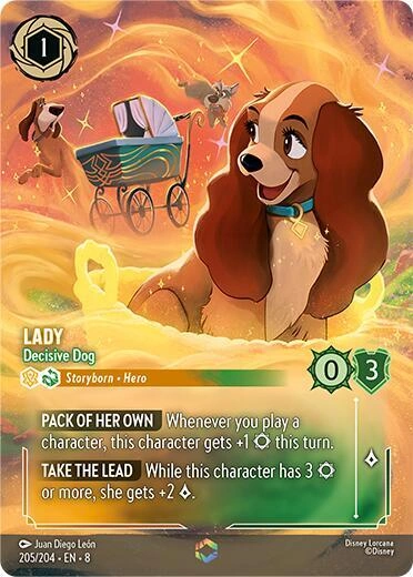 Lady - Decisive Dog (Enchanted) Holofoil