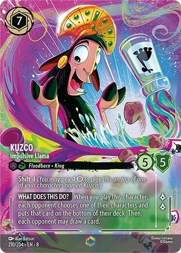 Kuzco - Impulsive Llama (Enchanted) Holofoil