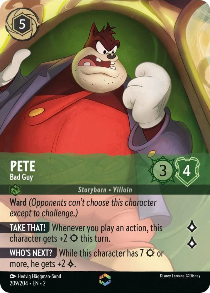 Pete - Bad Guy (Enchanted) Holofoil