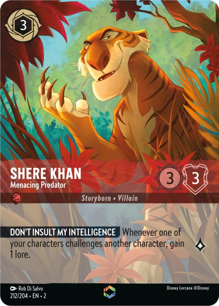 Shere Khan - Menacing Predator (Enchanted) Holofoil